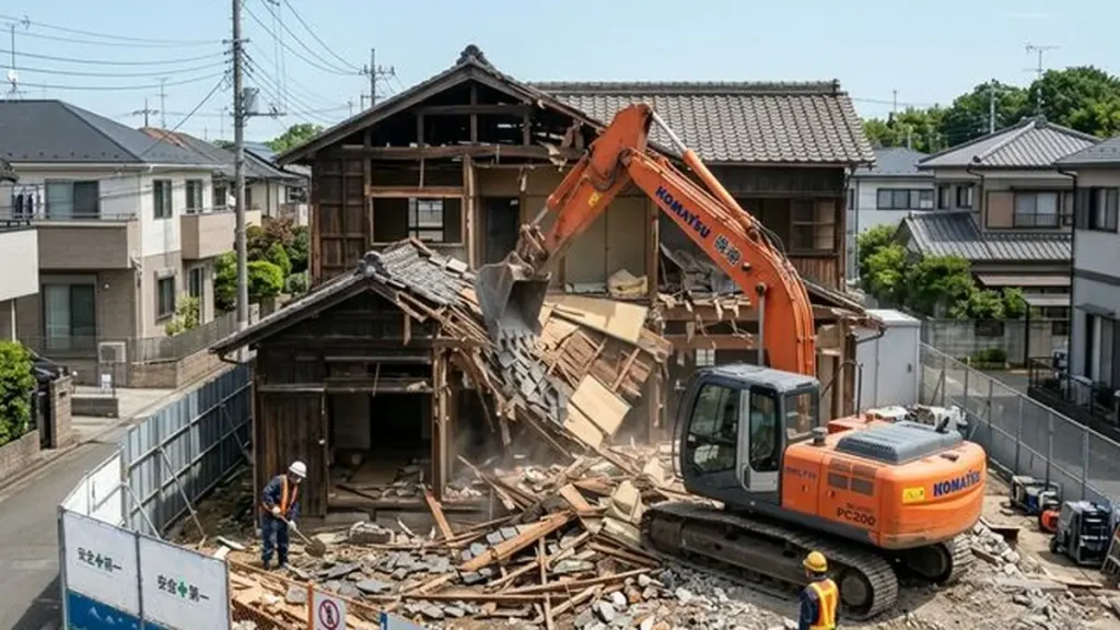 東京都 東京都 世田谷区の非常に狭い路地とブロック塀 ※南国、沖縄風の要素、ヤシの木、透き通った青い海は不可