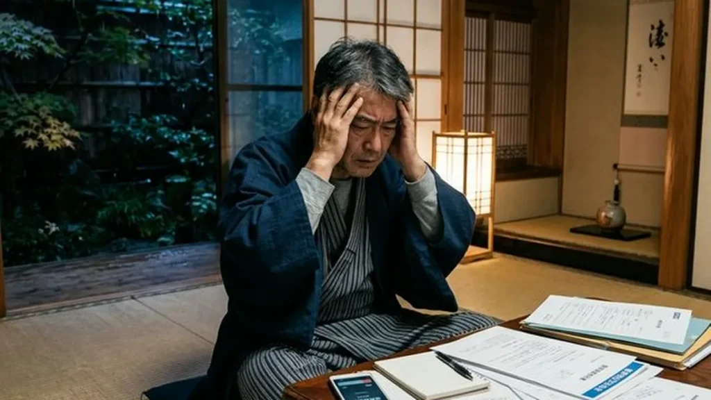 東京都 東京都 世田谷区のテーブルに置かれた複数人の印鑑 ※南国、沖縄風の要素、ヤシの木、透き通った青い海は不可