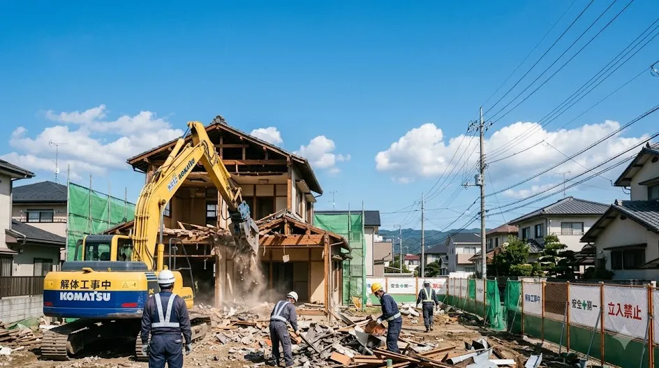 長野県の解体費用相場